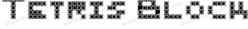 Tetris Blocks字体转换